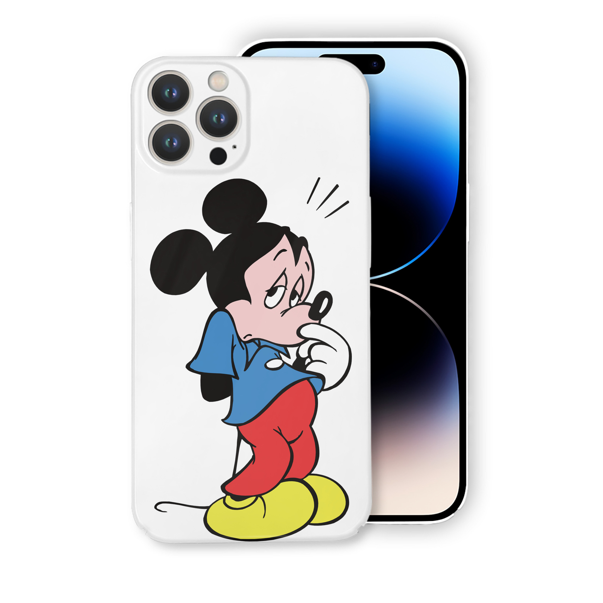 （画像用） ミッキーマウス Mickey Mouse 【iPhone 14シリーズ対応】ハードケース